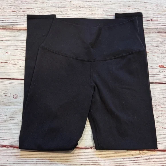 ALO Yoga 7/8 High-Waist Airbrush Legging in Black Sz S - Picture 3 of 8